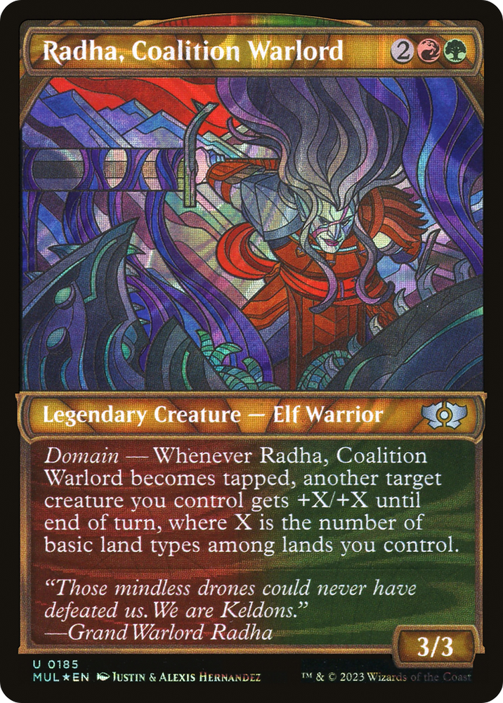 Radha, Coalition Warlord (Halo Foil) [Multiverse Legends] 