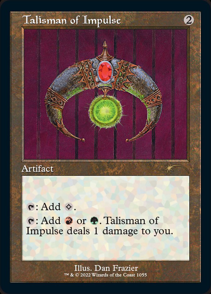 Talisman of Impulse (Foil Etched) [Secret Lair Drop Series] 