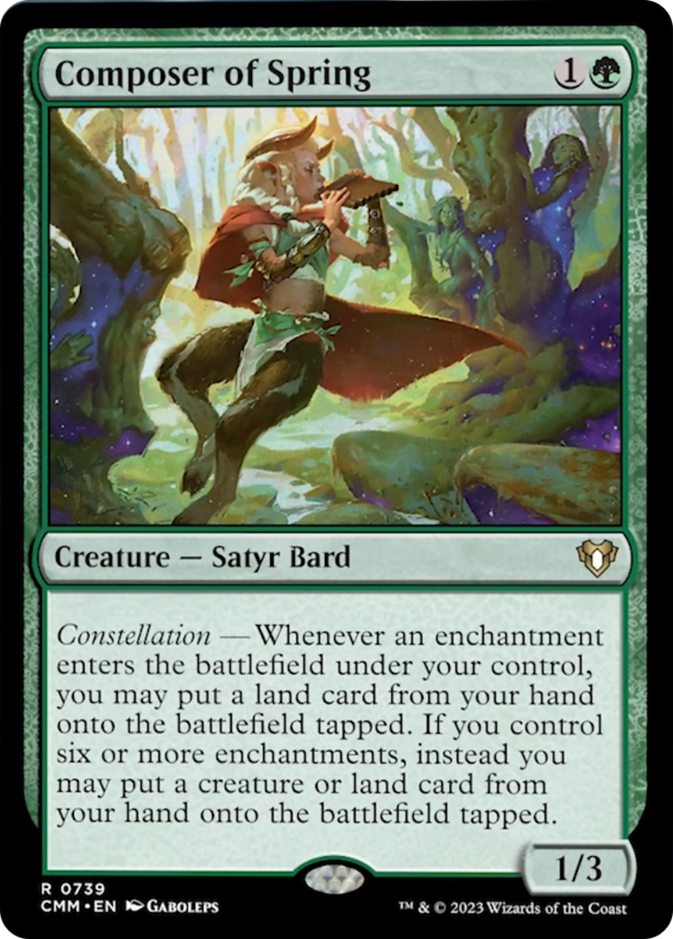 Composer of Spring [Commander Masters] 