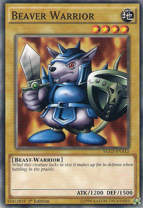 Beaver Warrior [YGLD-ENA12] Common 