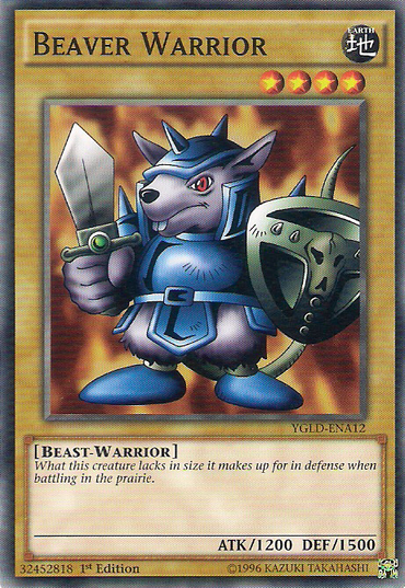 Beaver Warrior [YGLD-ENA12] Common 