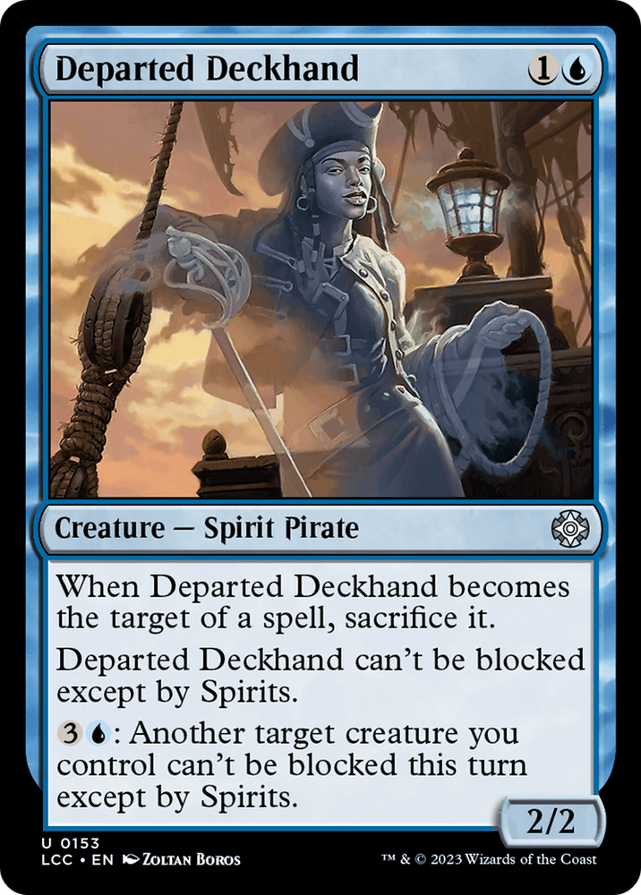 Departed Deckhand [The Lost Caverns of Ixalan Commander] 