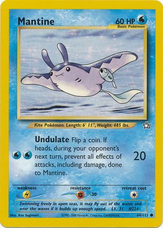 Mantine (64/111) [Neo Genesis Unlimited] 