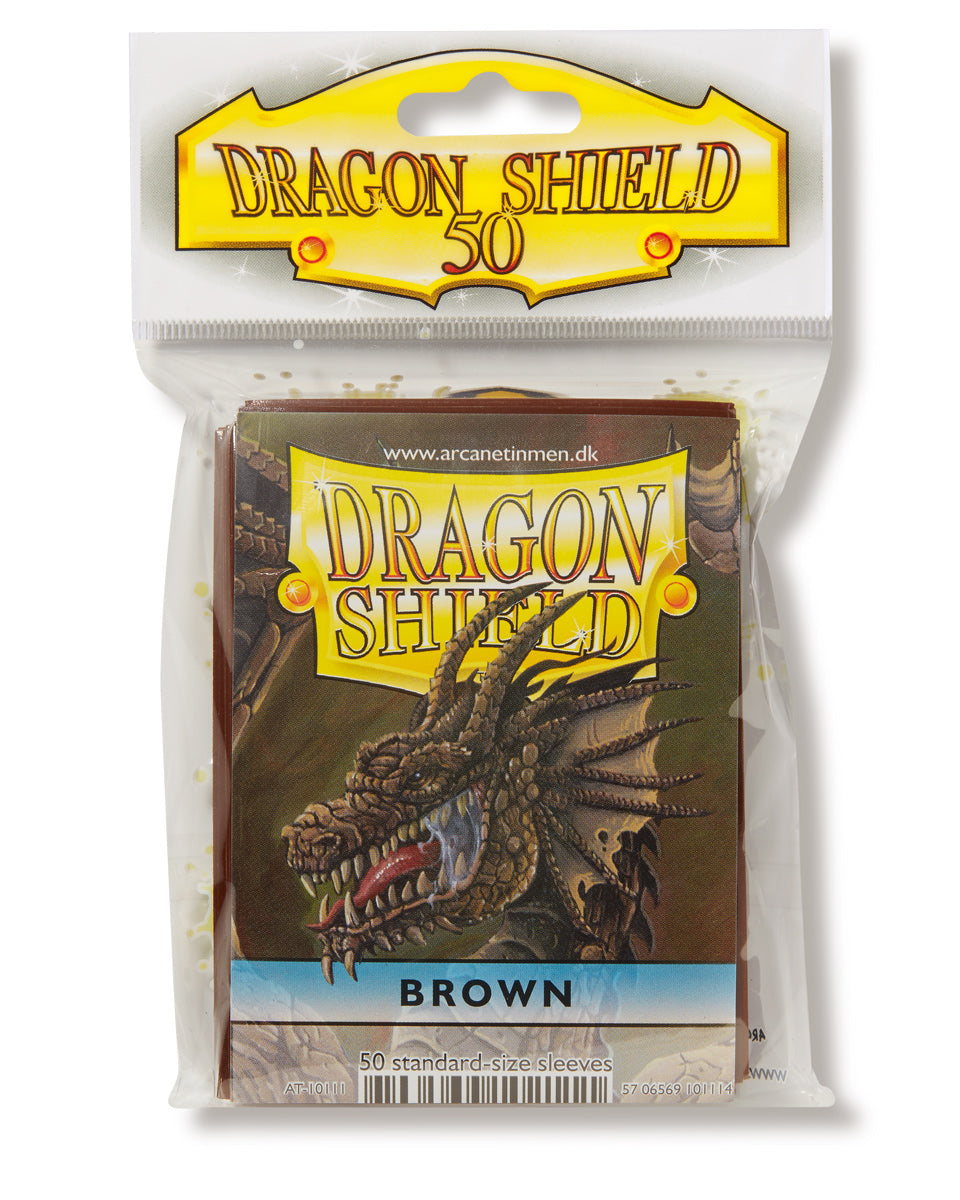 Dragon Shield: Standard 50ct Sleeves - Brown (Classic) 