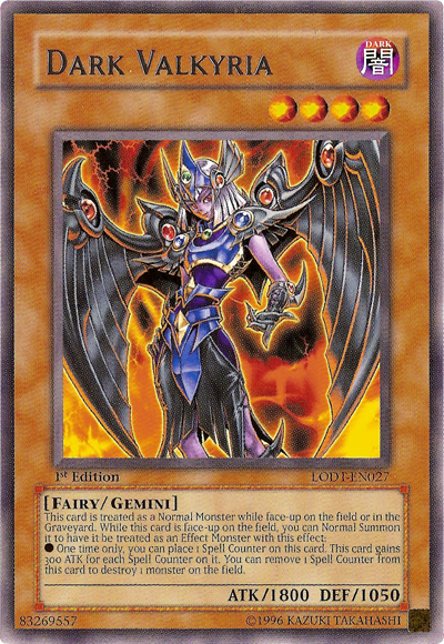 Dark Valkyria [LODT-EN027] Rare 