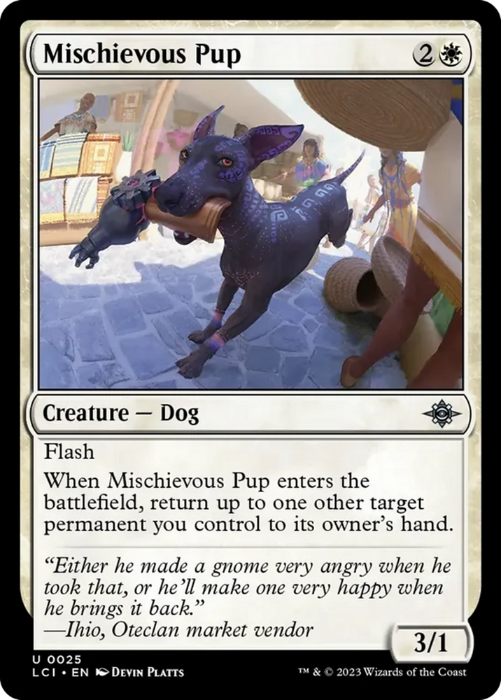 Mischievous Pup [The Lost Caverns of Ixalan] 