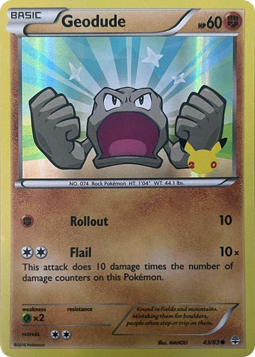 Geodude (043/083) [Celebrations: 25th Anniversary] 