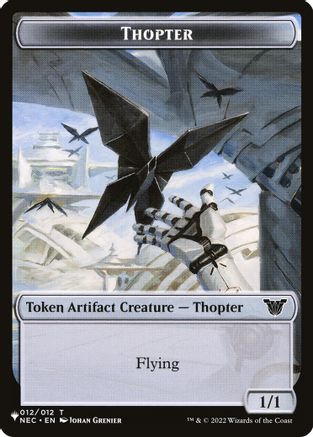 Thopter // Copy Double-Sided Token [The List] 