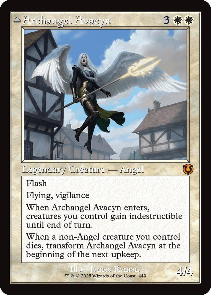 Archangel Avacyn // Avacyn, the Purifier (Retro Frame) [Innistrad Remastered] 