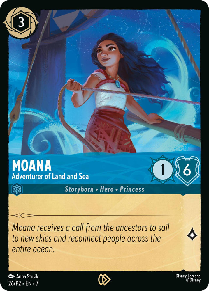 Moana - Adventurer of Land and Sea (26) [Promo Cards] 