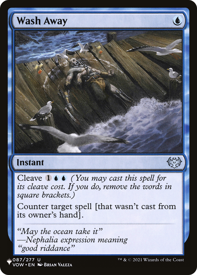 Wash Away [The List Reprints] 