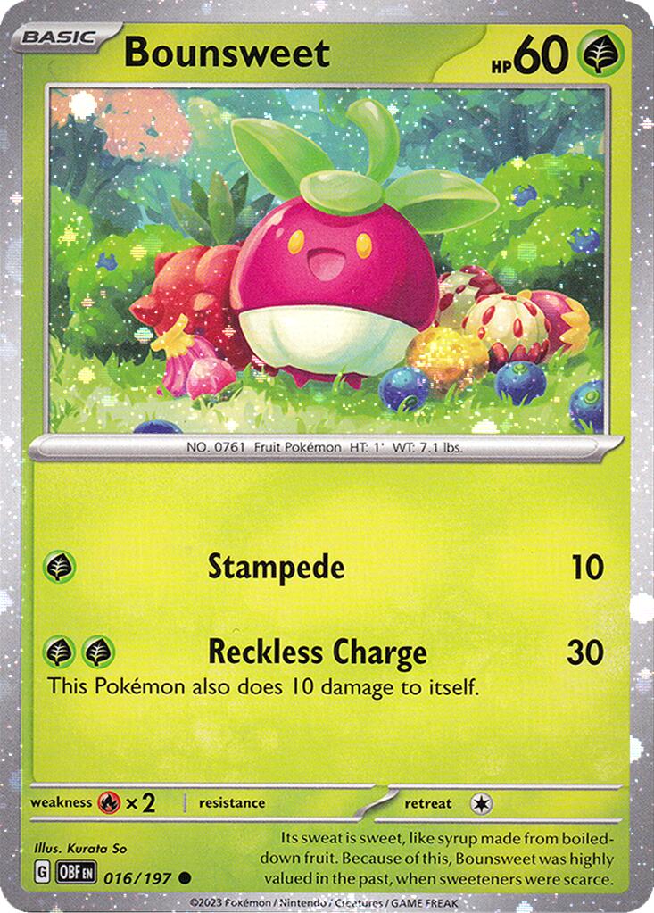 Bounsweet (016/197) (Cosmos Holo) [Miscellaneous Cards] 