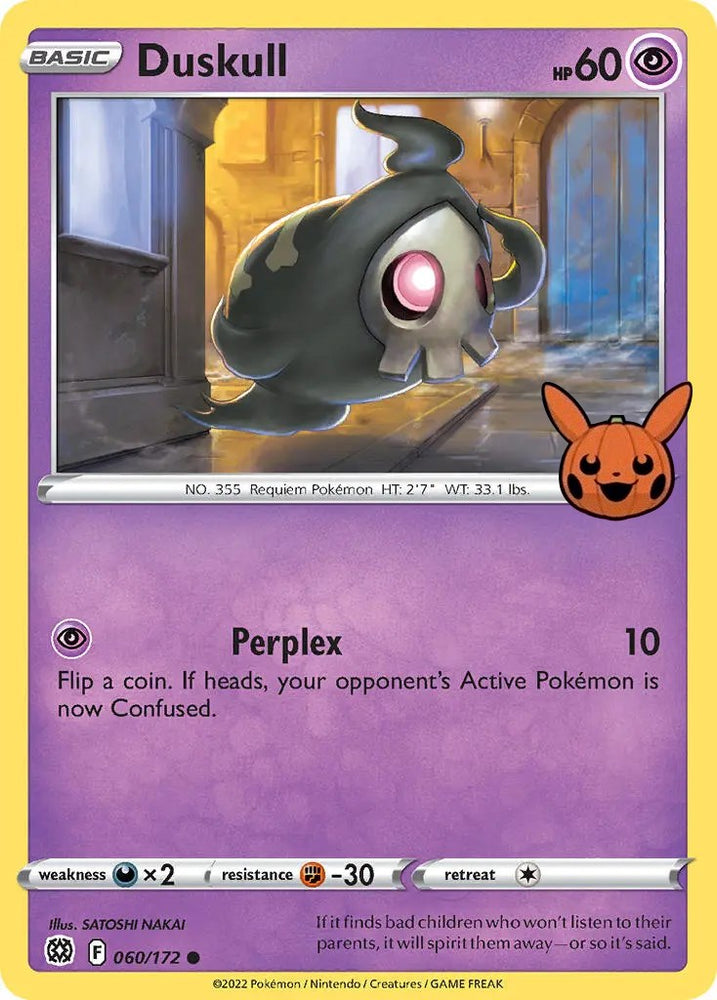 Duskull (060/172) [Trick or Trade] 