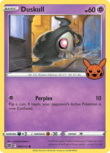 Duskull (060/172) [Trick or Trade] 
