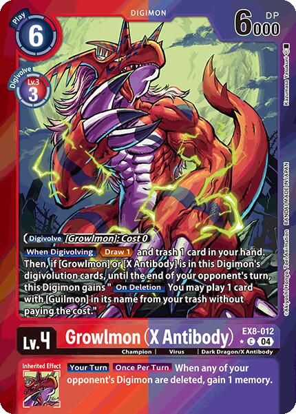 Grolwmon [EX8-012] (X Antibody) (Limited Foil) [Chain of Liberation]