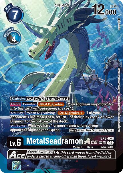 MetalSeadramon ACE [EX8-026] (Textured) [Chain of Liberation]