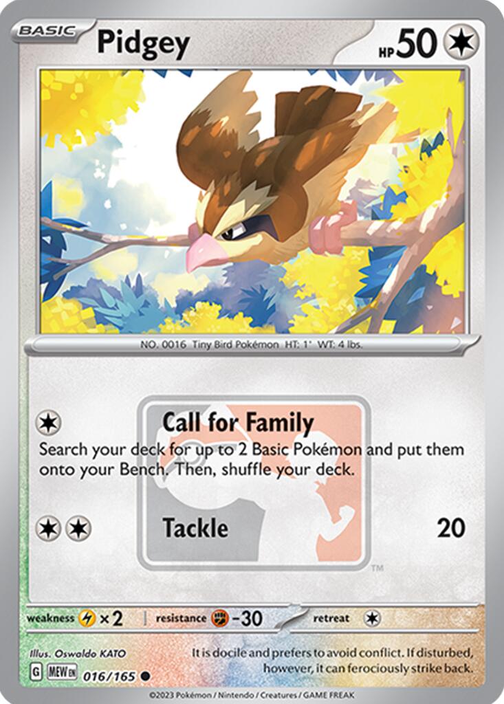 Pidgey (016/165) [League & Championship Cards] 