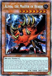 Alpha, the Master of Beasts (Starlight Rare) [PHRA-EN023] Starlight Rare 