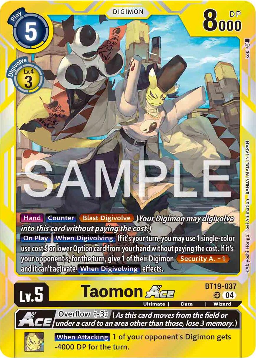 Taomon ACE [BT19-037] [Release Special Booster 2.0]