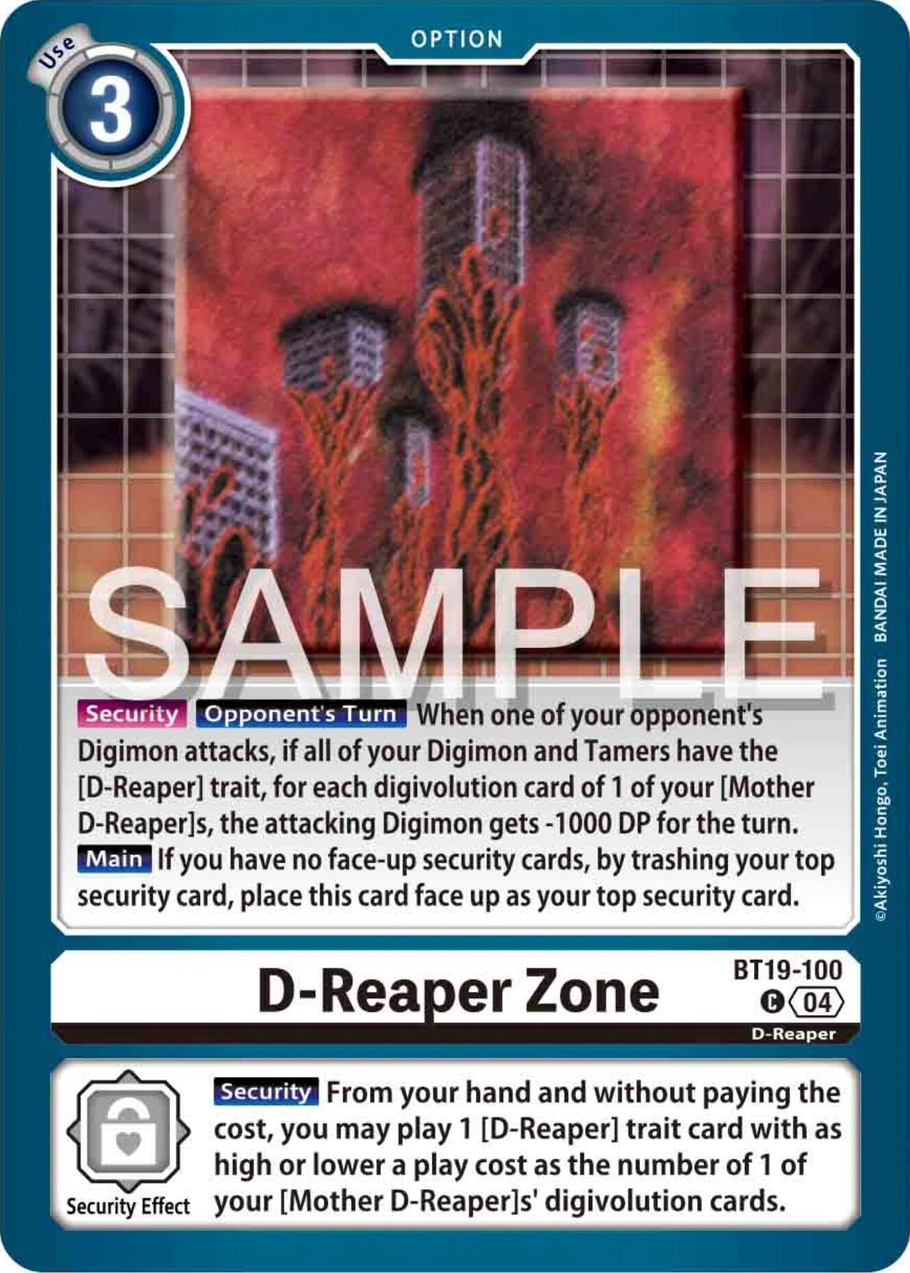 D-Reaper Zone [BT19-100] [Release Special Booster 2.0]