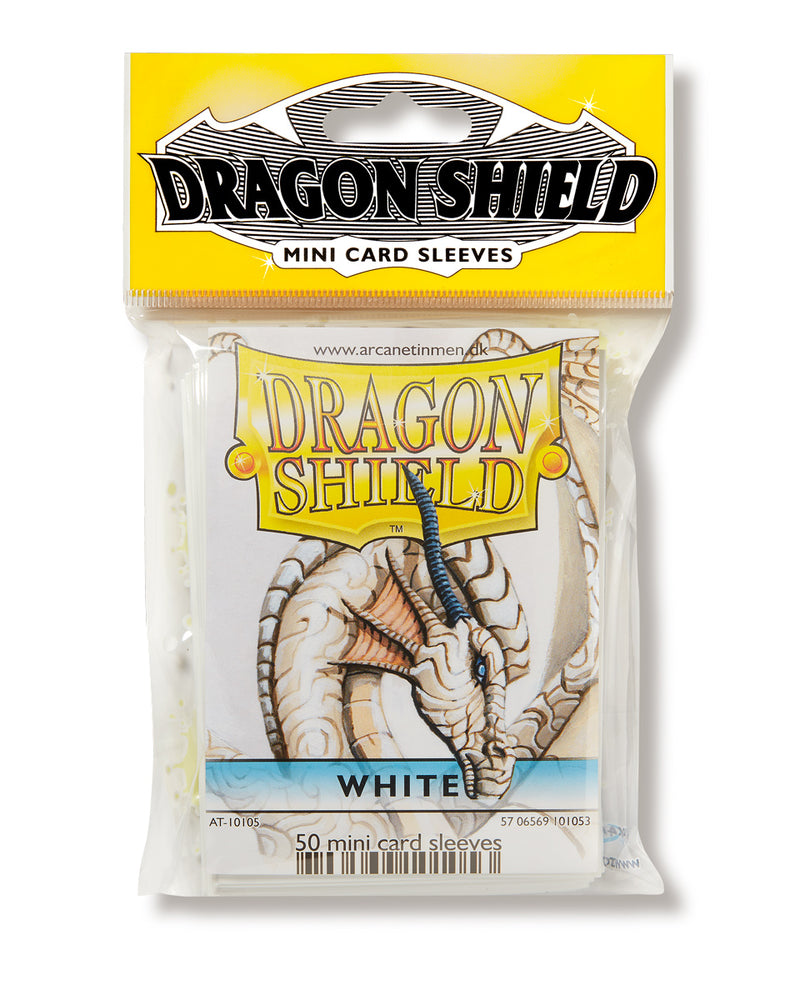 Dragon Shield: Japanese Size 50ct Sleeves - White (Classic) 