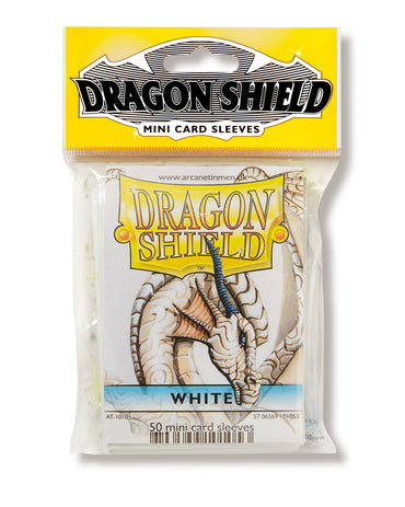 Dragon Shield: Japanese Size 50ct Sleeves - White (Classic)