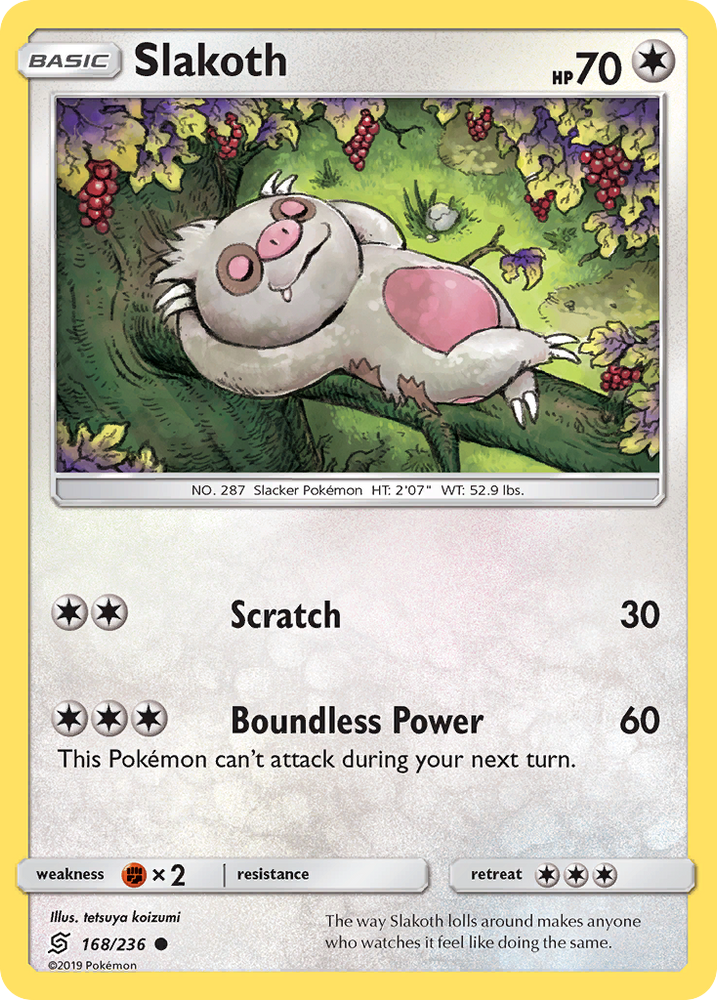 Slakoth (168/236) [Sun &amp; Moon: Unified Minds] 
