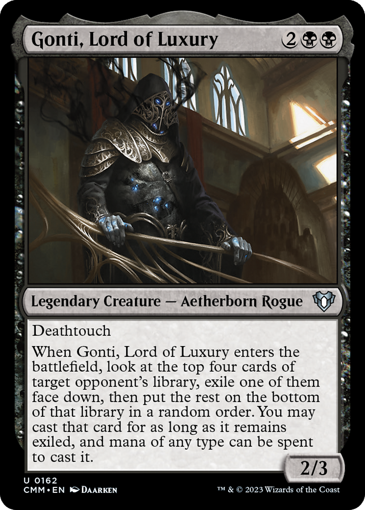 Gonti, Lord of Luxury [Commander Masters] 