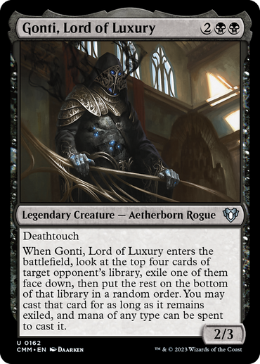 Gonti, Lord of Luxury [Commander Masters] 