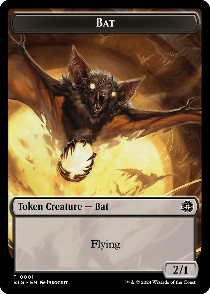 Bat Token [Outlaws of Thunder Junction: The Big Score Tokens] 