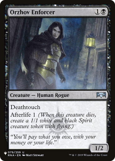 Orzhov Enforcer [The List Reprints] 