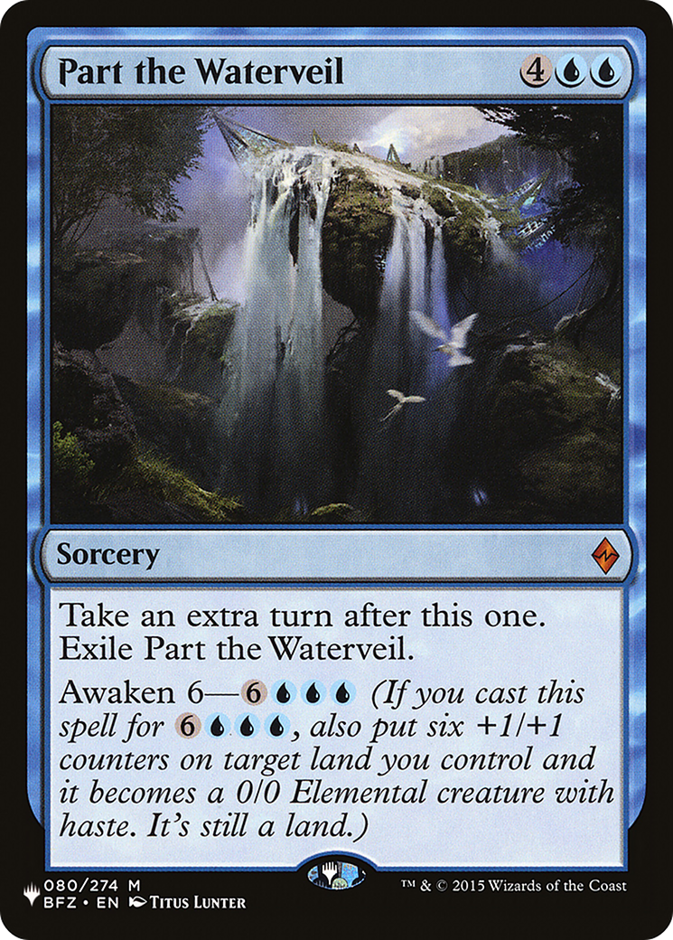 Part the Waterveil [The List Reprints] 