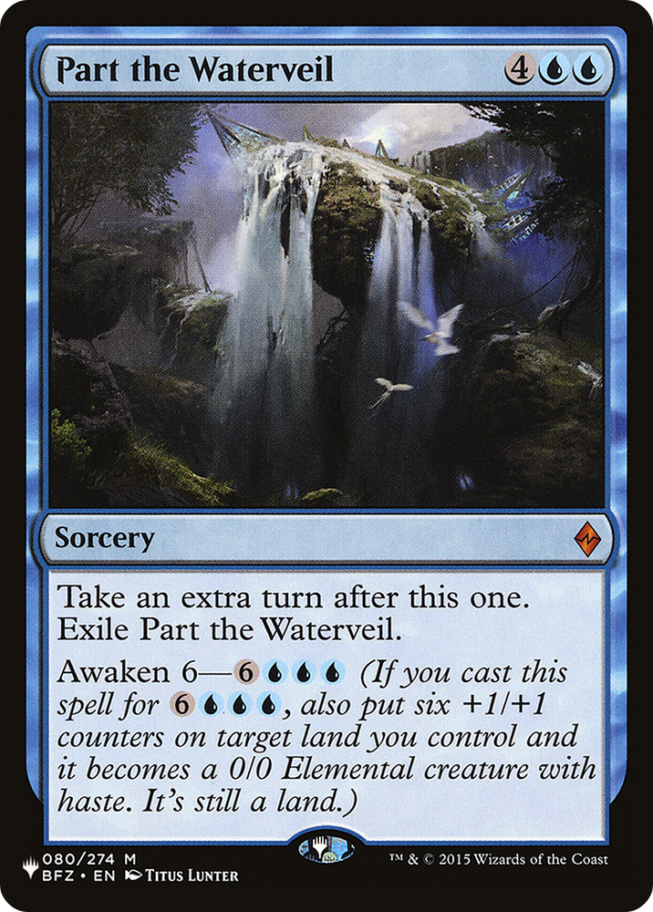 Part the Waterveil [The List Reprints] 