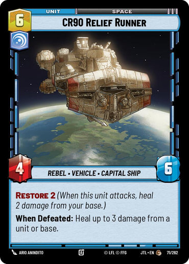 CR90 Relief Runner (071/262) (071/257) [Jump to Lightspeed]