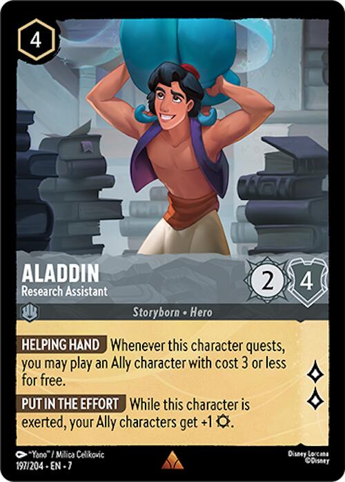 Aladdin - Research Assistant (197/204) [Archazia's Island]