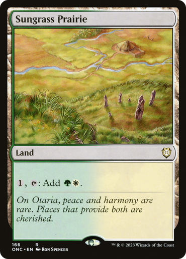 Sungrass Prairie [Phyrexia: All Will Be One Commander] 