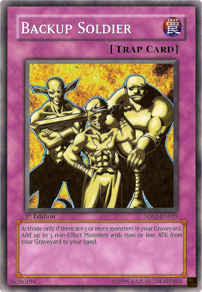 Backup Soldier [5DS1-EN035] Common 
