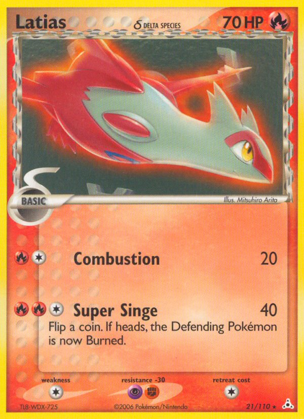 Latias (21/110) (Delta Species) [EX: Holon Phantoms] 