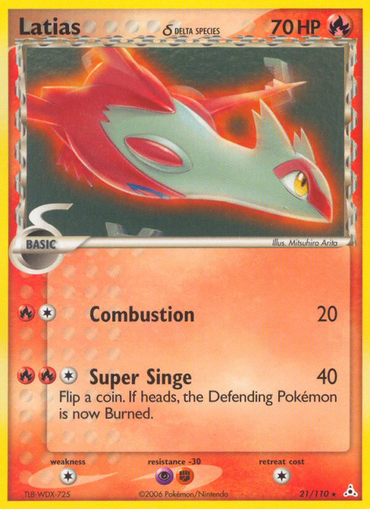 Latias (21/110) (Delta Species) [EX: Holon Phantoms] 