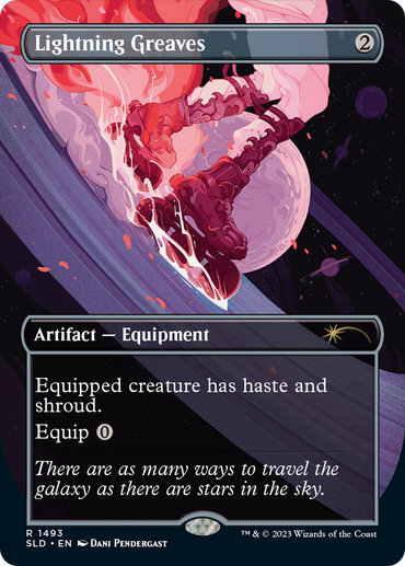 Lightning Greaves (1493) (Galaxy Foil) [Secret Lair Drop Series] 