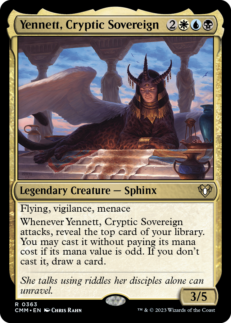 Yennett, Cryptic Sovereign [Commander Masters] 