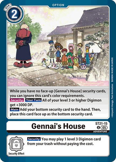 Gennai's House [ST21-15] [Starter Deck: Hero of Hope]