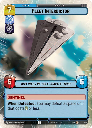 Fleet Interdictor (774) (Hyperspace Foil) (774) [Jump to Lightspeed]