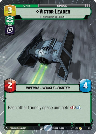 Victor Leader - Leading from the Front (819) (Hyperspace Foil) (819) [Jump to Lightspeed]