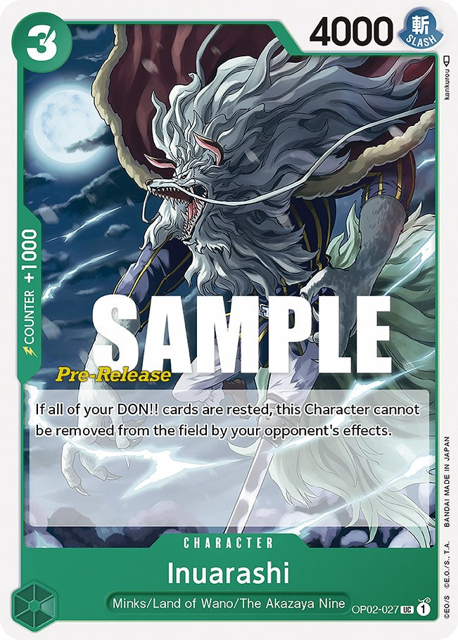 Inuarashi [Paramount War Pre-Release Cards] 
