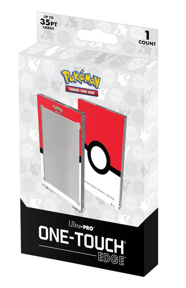 Ultra PRO: Single ONE-TOUCH Edge - Poke Ball Printed Magnetic Card Holder - 35pt