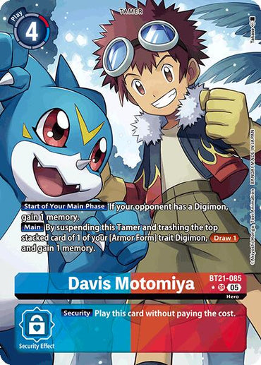 Davis Motomiya [BT21-085] (Alternate Art) [World Convergence]