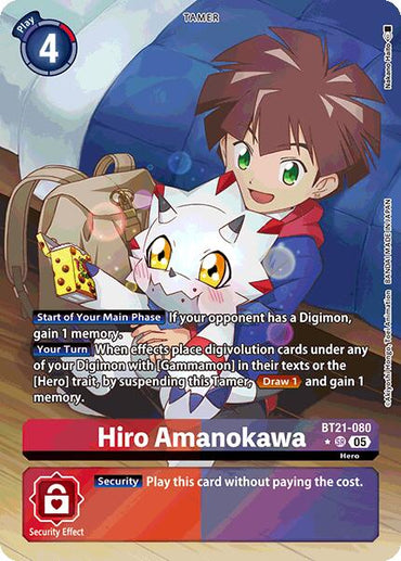 Hiro Amanokawa [BT21-080] (Alternate Art) [World Convergence]