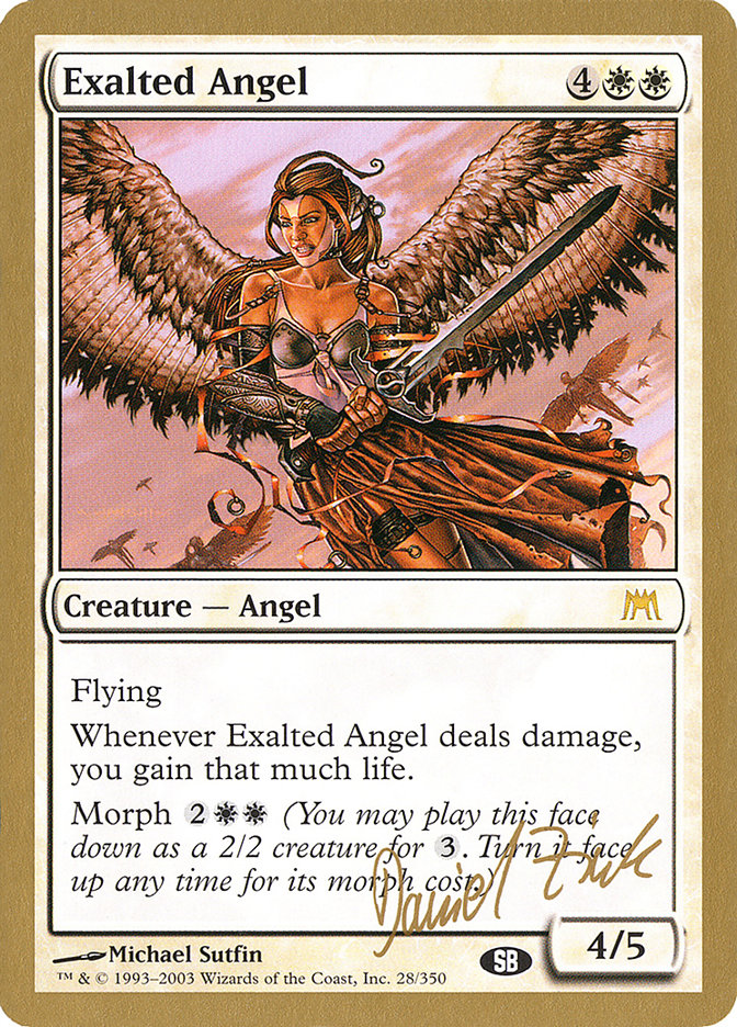 Exalted Angel (Daniel Zink) (SB) [World Championship Decks 2003] 