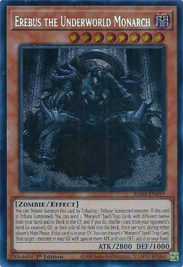 Erebus the Underworld Monarch [RA04-EN019] Secret Rare